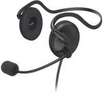 "PC-Office-Headset ""NHS-P100 V2"" mit Neckband, Stereo, Schwarz (00139930)"