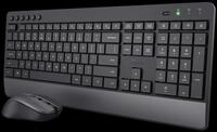Trezo komfortables Set aus kabelloser Tastatur und Maus