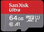 Ultra 64GB + SD Adapter 140MB/s A1 Class 10 UHS-I (00215426) micro SDXC Speicherkarte