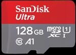 Ultra microSDXC 128GB + SD Adapter 140MB/s A1 Class 10 UHS-I (00215427)