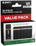 K100 USB 2.0 Mini Box 10er-Pack USB-Sticks