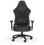 TC100 Relaxed Gaming-Stuhl, Stoff, Schwarz/Grau