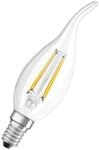 "LED-Lampe ""Retrofit Classic B"", Kerzen Windsto&szlig;, 4W, E14, Warmwei&szlig;, klar