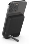 BoostCharge Magnetische kabellose Powerbank 5K mit St&auml;nder, Schwarz