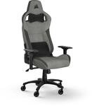 T3 Rush Gaming-Stuhl mit Stoffbezug (2023), Grau/Anthrazit