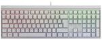 Gaming-Tastatur MX 2.0S RGB, MX Brown, Wei&szlig;