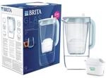 Wasserfilter Glas Wasserfilter-Kanne hellblau (2,5l) inkl. 1x MAXTRA PRO All-in-1