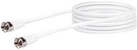 SAT Anschlusskabel (90 dB) KVCHQ30 - F-Stecker, 3m, wei&szlig;