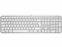 MX Keys S Tastatur, RF Wireless + Bluetooth, DE-Layout, Aluminium, Weiß