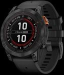 Fenix 7 Pro - Solar Edition, 47mm, Schwarz/Schiefergrau mit QuickFit-Silikon-Armband