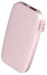 Powerbank 6000mAh mit USB-C, Fast Charge, Smokey Pink (00215137)