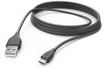 Ladekabel, USB-A - Micro-USB, 3 m, Schwarz (00201588)