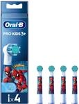 Pro Kids Aufsteckb&uuml;rsten, 4 St&uuml;ck, Spiderman