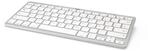 "Bluetooth&reg;-Tastatur ""KEY4ALL X510"", Silber/Wei&szlig;, QWERTZ (00125135)"