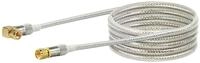 SAT Anschlusskabel (110 dB) KVCWHD50 - 90&deg; F-Winkelstecker > F-Stecker, 3m