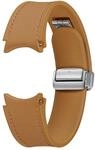 D-Buckle Hybrid Eco-Leather Armband (Normal, M/L), Camel