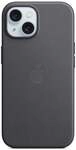 iPhone 15 Feingewebe Case mit MagSafe - Schwarz