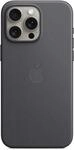 iPhone 15 Pro Max Feingewebe Case mit MagSafe - Schwarz