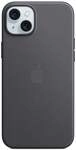 iPhone 15 Plus Feingewebe Case mit MagSafe - Schwarz