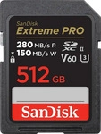 SanDisk 117160, SanDisk SDXC Extreme Pro 512GB 280MB/s V60 UHS II