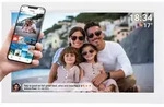 Denver Frameo 1503W Digitaler Bilderrahmen Wei&szlig; 15,6 Zoll| Preis nach Code SOMMER