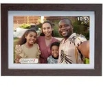 Denver Frameo 1042W Digitaler Bilderrahmen Braun 10,1 Zoll
