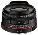 Pentax HD 15mm 1:4 ED AL Limited Black