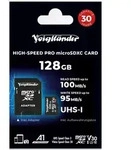 Voigtl&auml;nder 128GB microSDXC Prof. High-Speed UHS-I| Dealpreis