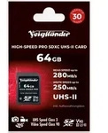 Voigtl&auml;nder Prof. High-Speed SDXC 64GB UHS-II| Dealpreis