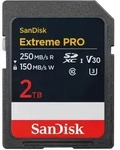 SanDisk SDXC Extreme Pro 2TB 250MB/s V30 UHS I SanDisk SDXC Extreme Pro 2TB 250MB/s V30 UHS I