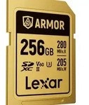 Lexar SDXC Pro Gold Series ARMOR UHS-II 256GB V60