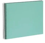 Goldbuch Spiralalbum 25507 Bella Vista aqua 35x30cm schwarze Seiten