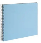 Goldbuch 25529 Bella Vista 35x30cm himmelblau schwarze Seiten