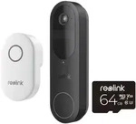 Reolink 40-59-7176, Reolink Bundle T&uuml;rklingel D340B + 64GB Speicher
