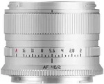 TTARTISAN AF 40mm f2 Nikon Z (Vollformat) silber