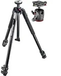 Manfrotto Alu Stativ MT190X3 + MHXPRO-BHQ6 XPRO Kopf mit Top Lock