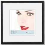 Walther Kunststoffrahmen KB220H Galeria 20x20cm schwarz