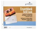 Goldbuch Ersatzblock 83 075 weiss 24x29 cm f&uuml;r Schraubalben 30x25cm