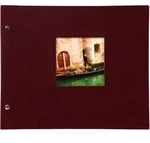 Goldbuch Schraubalbum Bella Vista bordeaux 26892 wei&szlig;e Seiten 30x25cm