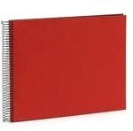 Goldbuch Spiralalbum hellrot 25 993 40 schwarze Seiten 34x30cm