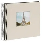 Goldbuch Spiralalbum 12723 Bella Vista 20x20cm schw. Seiten sandgrau