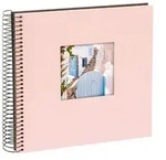 Goldbuch Spiralalbum 12722 Bella Vista 20x20cm schwarze Seiten ros&eacute;