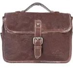 Alpenleder Camera Bag Presse Brandy Buff Crumple