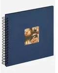 Walther SA-108L Spiralalbum Fun blau 26x25 cm schwarze Seiten