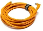 Tether USB-C an USB-C Right Angle - Orange