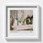 Walther EA444W Stockholm Holzrahmen 40x40cm wei&szlig;