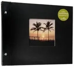 Goldbuch 26 977 Schraubalbum Bella Vista schwarz schwarze Seiten 30x25