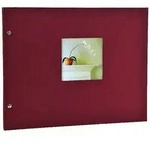 Goldbuch Bella Vista Schraubalbum bordeaux 28972 schw. Seiten 39x31 cm
