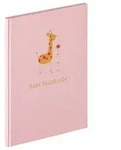 Walther TB-148-R Babytagebuch Baby Animal rosa 20x28cm