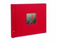 Goldbuch Schraubalbum Bella Vista Rot 28 890 weiße Seiten 39x31cm
